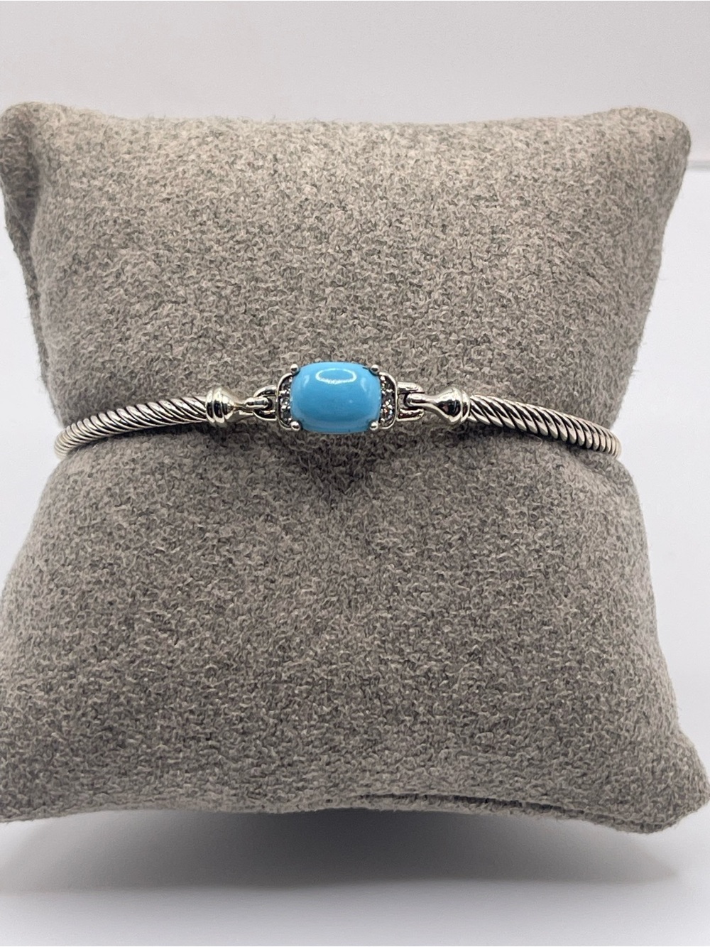 David Yurman Turquoise Chatelaine Bracelet with Diamonds - Picture 6 of 10